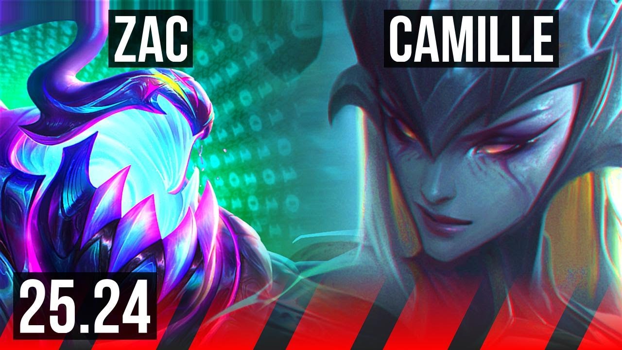 ZAC vs CAMILLE (TOP) | KR Mestre | 25.24