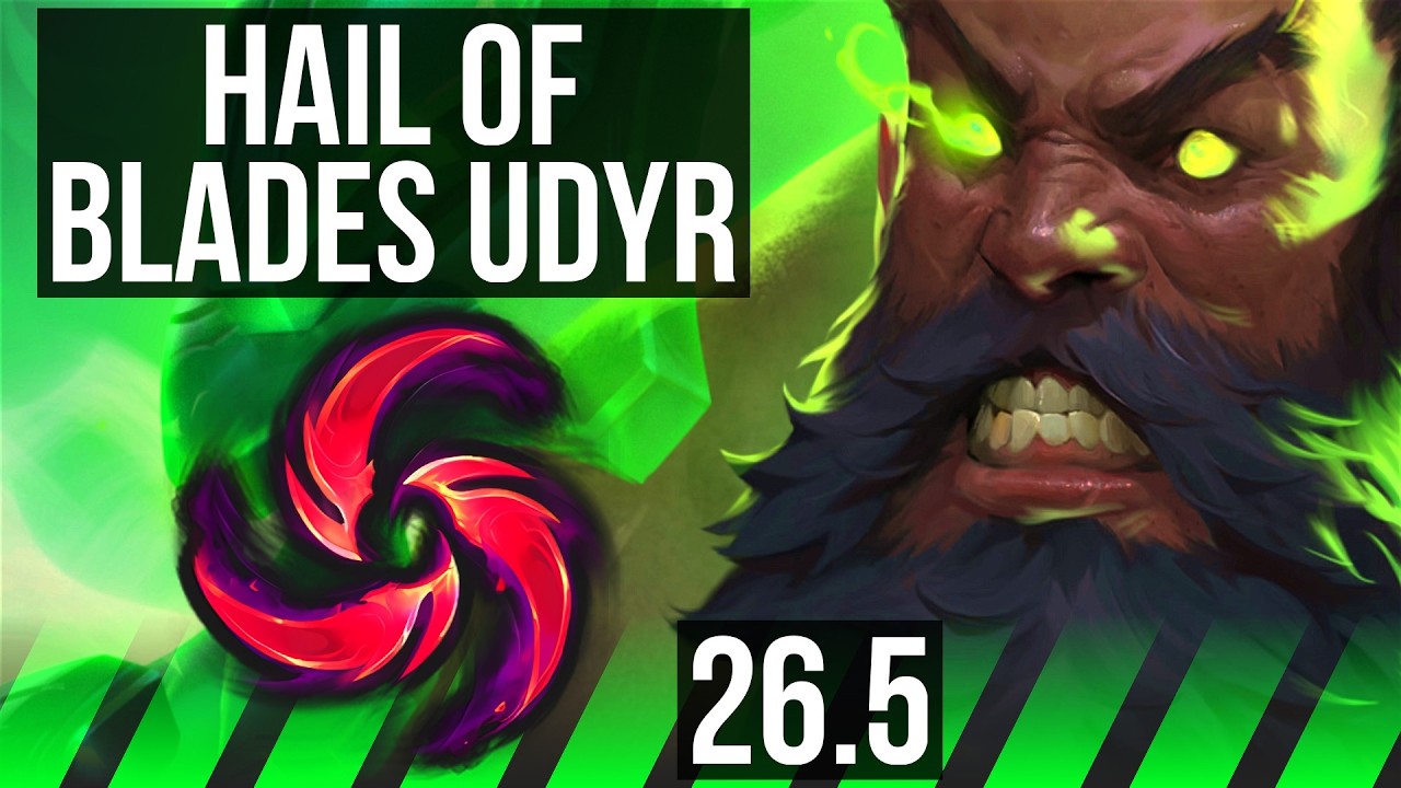UDYR vs QIYANA (JGL) | Hail Of Blades | EUNE Mestre | 26.5