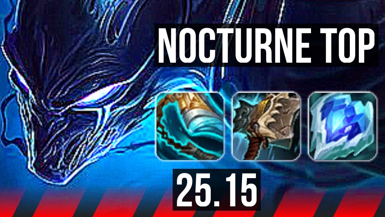 NOCTURNE vs NASUS (TOP) | 900+ Jogos | NA Grão-Mestre | 25.15