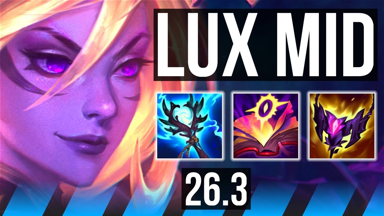 LUX vs AKALI (MID) | Electrocute, Good KDA: 14/2/11 | EUW Mestre | 26.3