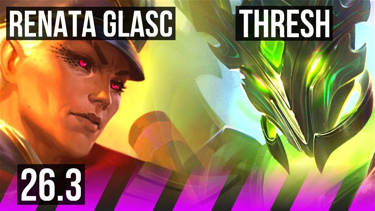 RENATA GLASC & Lucian vs THRESH & Miss Fortune (SUP) | EUW Diamante | 26.3