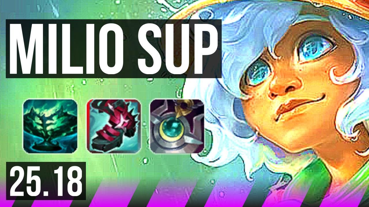 MILIO & Aphelios vs MORDEKAISER & Kog’Maw (SUP) | 0/2/22 | NA Mestre | 25.18