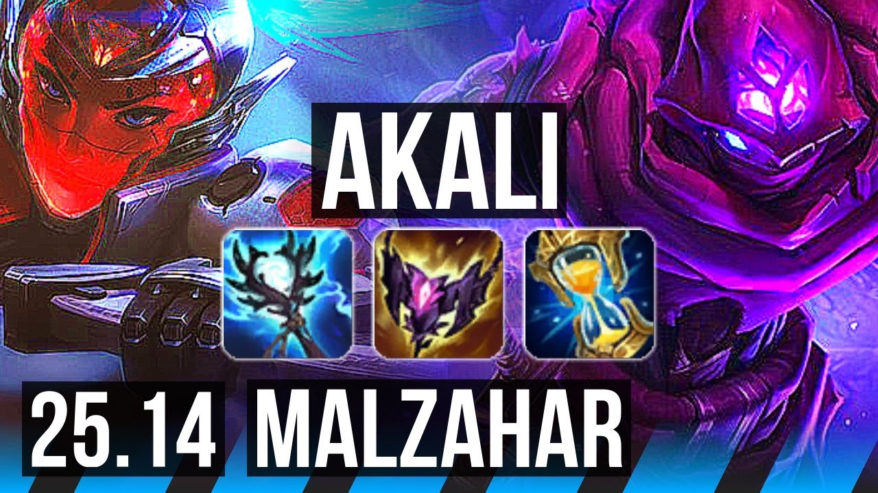 AKALI vs MALZAHAR (MID) | 12/1/14, Lendário | KR Diamante | 25.14