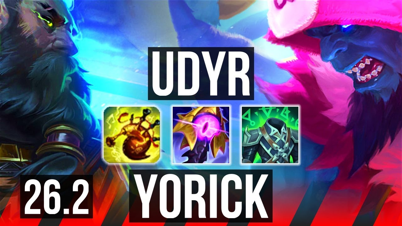 UDYR vs YORICK (TOP) | Good KDA: 10/2/11 | KR Mestre | 26.2