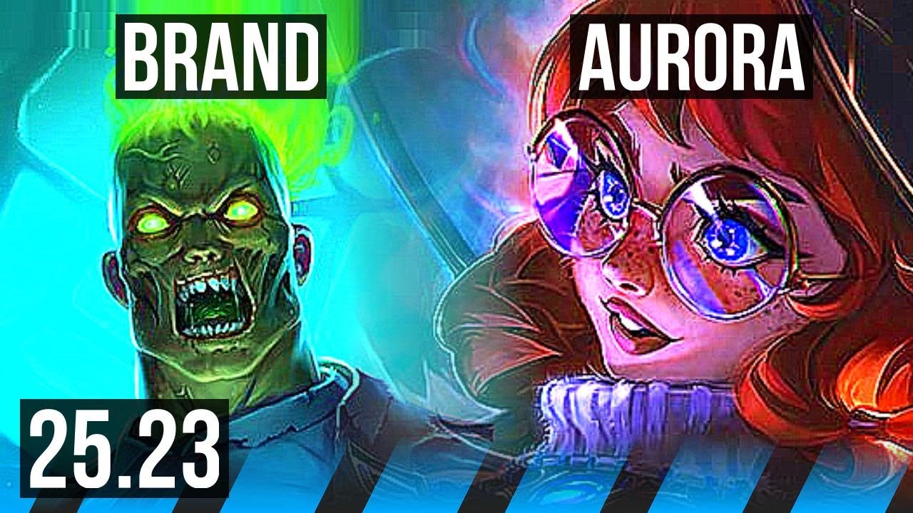 BRAND vs AURORA (MID) | Rank 8 Brand, Lendário | KR Grão-Mestre | 25.23