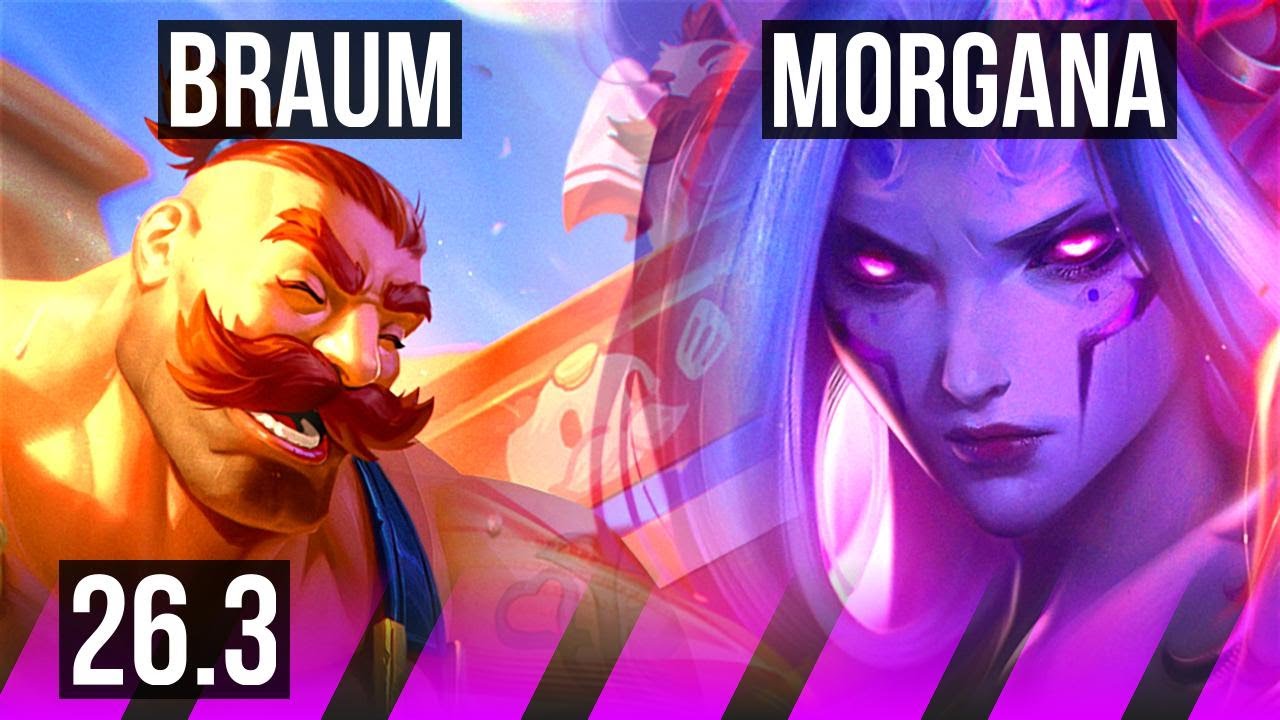 BRAUM & Jinx vs MORGANA & Samira (SUP) | NA Desafiante | 26.3