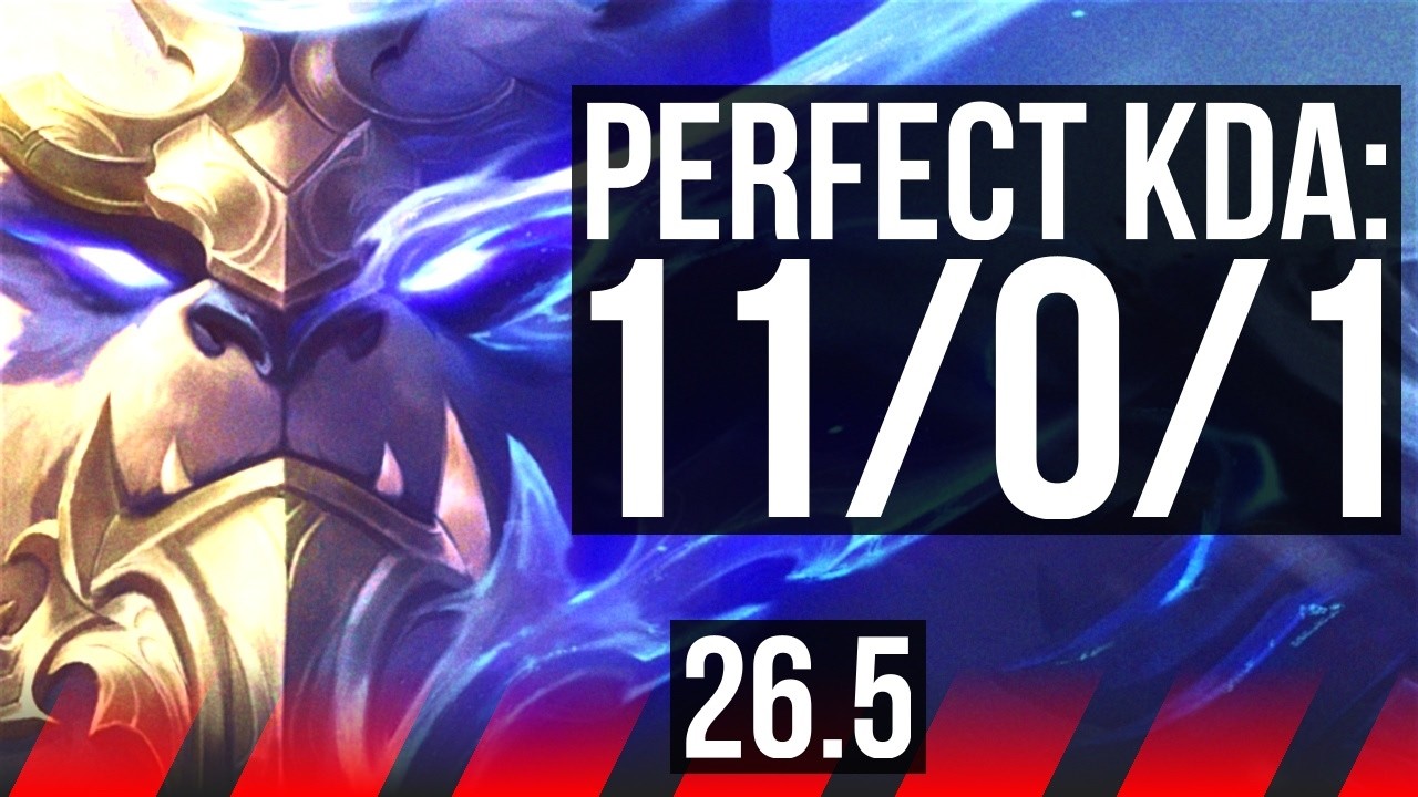VOLIBEAR vs ILLAOI (TOP) | Perfect KDA: 11/0/1 | KR Mestre | 26.5