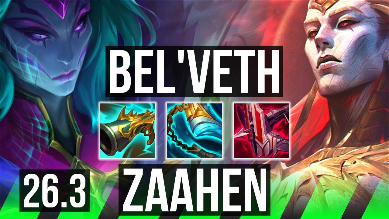 BEL’VETH vs ZAAHEN (JGL) | Good KDA: 24/1/2 | KR Mestre | 26.3