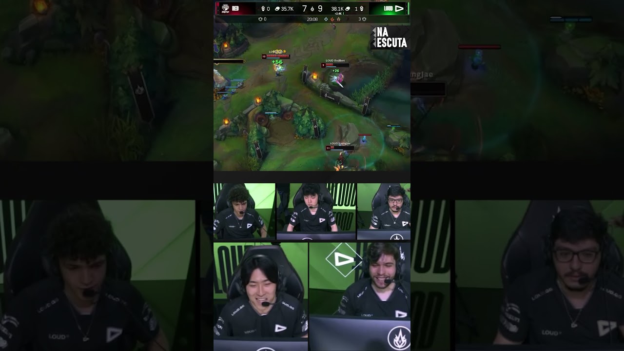 “Sem falar português 🤫” – LOUD Na Escuta Copa #CBLOL