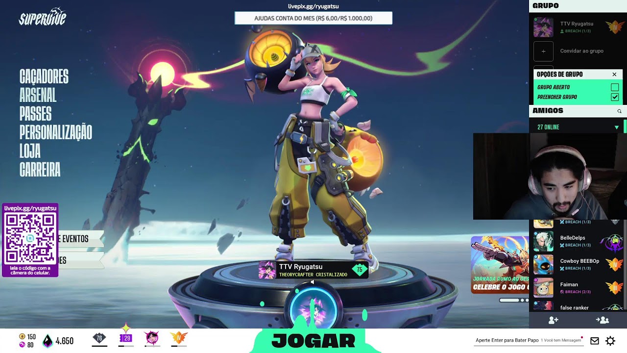 TOP 1 CRYSTA BR 181/365 !pix !emote !donate !insta !discord…
