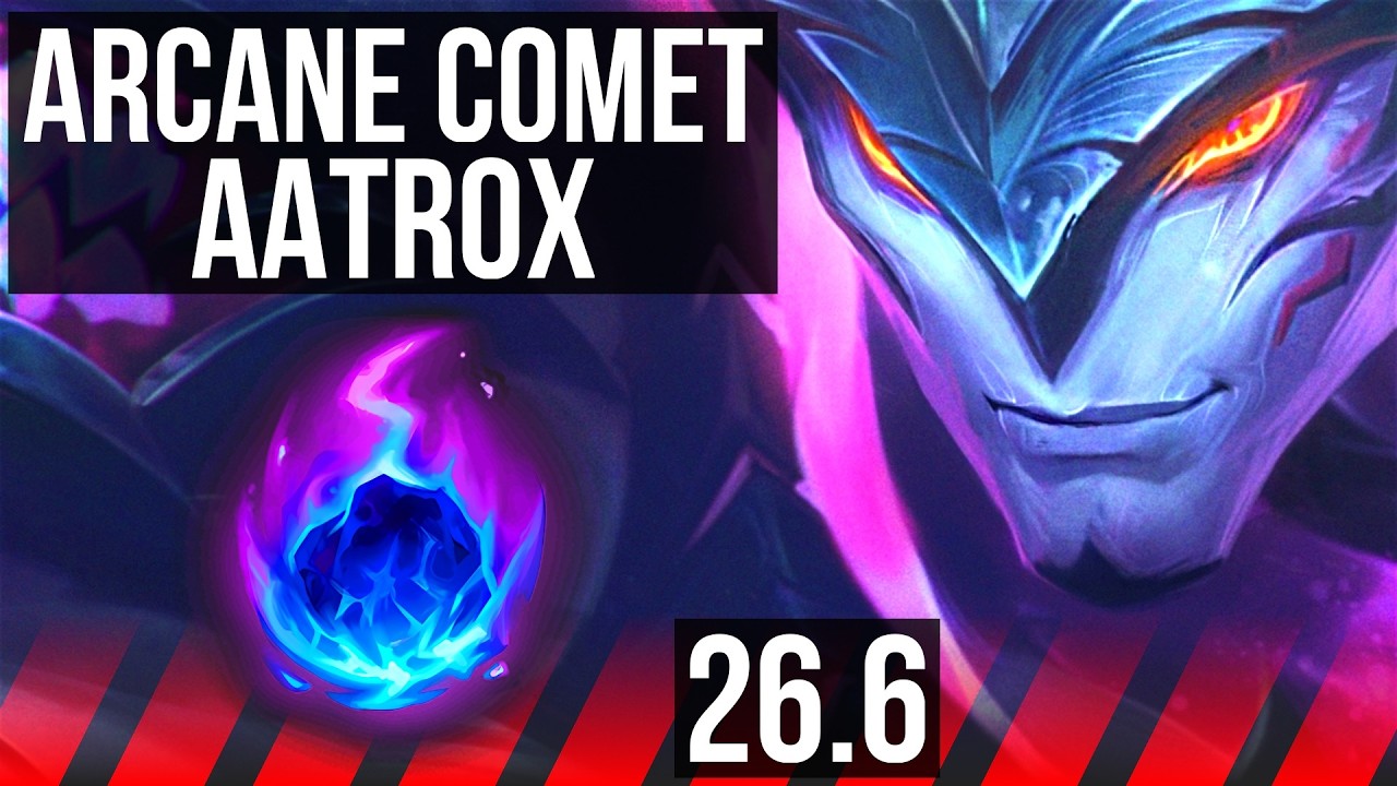 AATROX vs VAYNE (TOP) | 10k gold Retorno, Arcane Comet, 41K Dano | EUW Grão-Mestre | 26.6