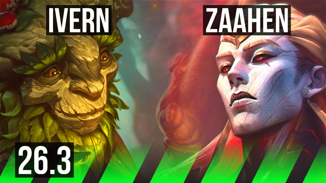 IVERN vs ZAAHEN (JGL) | 22K Dano | EUW Grão-Mestre | 26.3