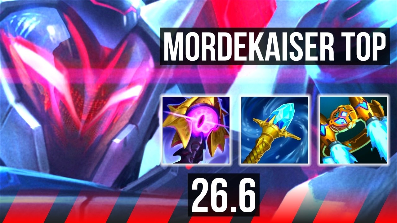 MORDEKAISER vs ZAAHEN (TOP) | Good KDA: 22/1/5, 51K Dano | KR Mestre | 26.6