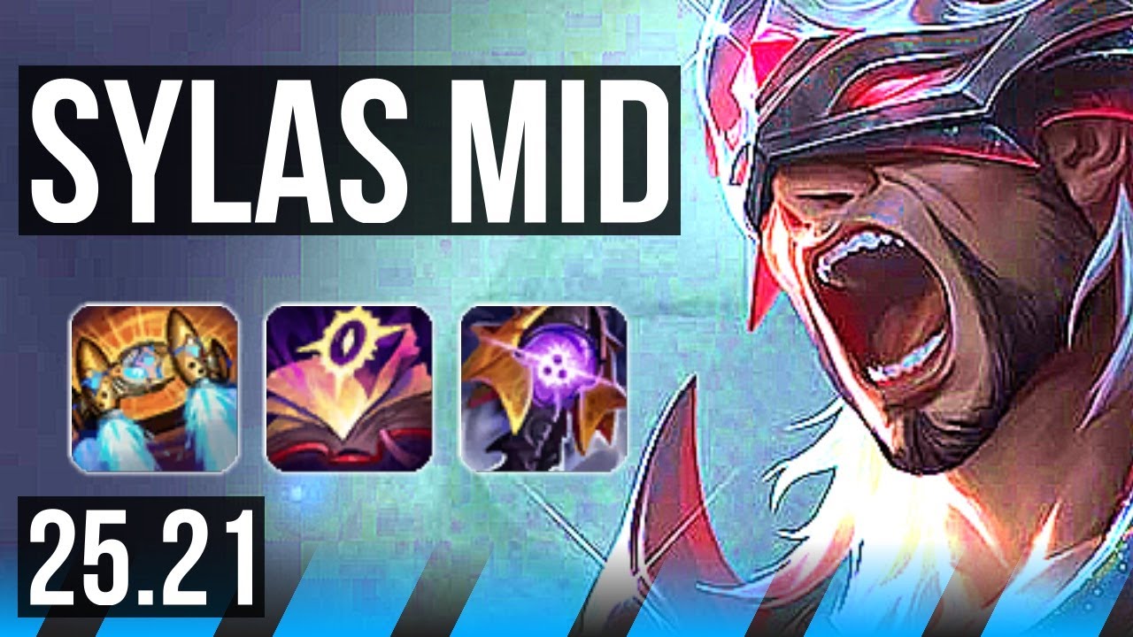 SYLAS vs MALZAHAR (MID) | 44k Dano, 4k Retorno, Lendário | EUW Mestre | 25.21