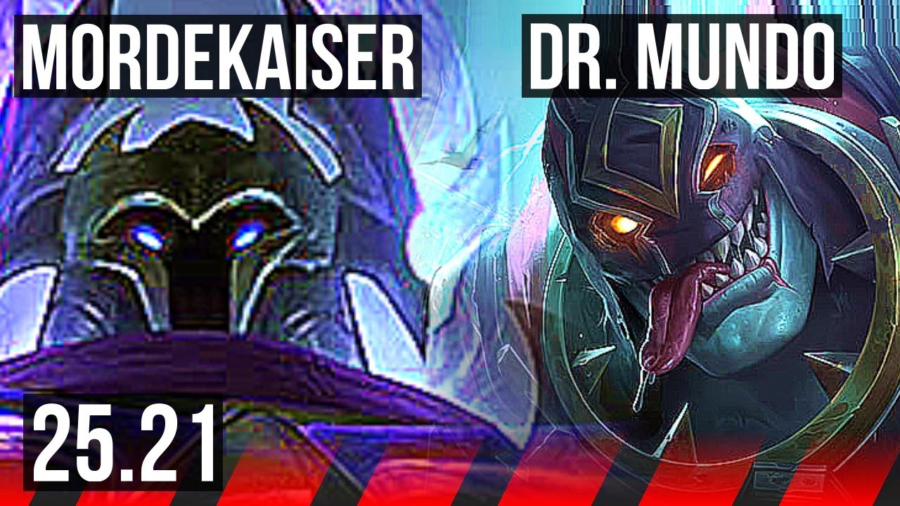 MORDEKAISER vs DR. MUNDO (TOP) | Lendário, 500+ Jogos | EUW Mestre | 25.21