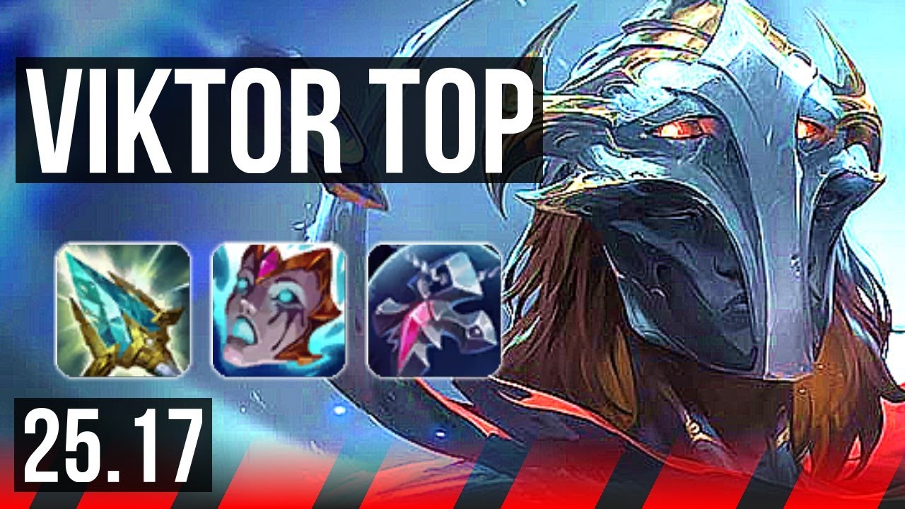 VIKTOR vs SHEN (TOP) | 45k Dano, Dominando | KR Diamante | 25.17