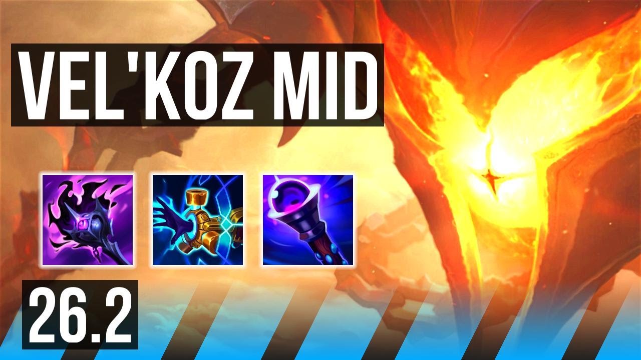 VEL’KOZ vs IRELIA (MID) | First Strike | EUW Diamante | 26.2