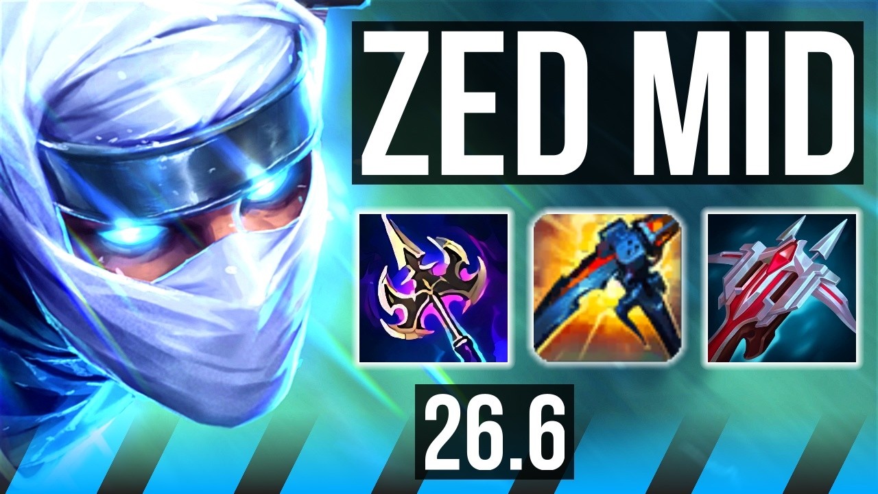 ZED vs RENEKTON (MID) | EUW Mestre | 26.6