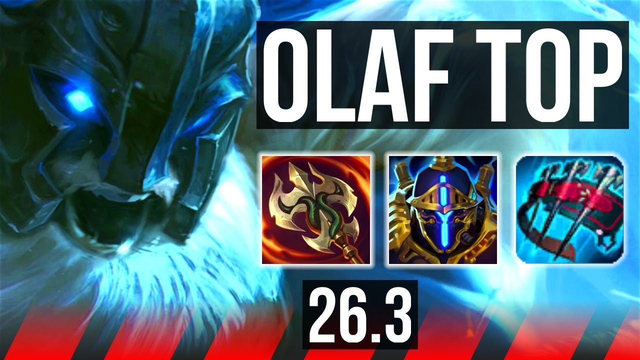 OLAF vs MORDEKAISER (TOP) | Good KDA: 12/1/4 | JP Desafiante | 26.3