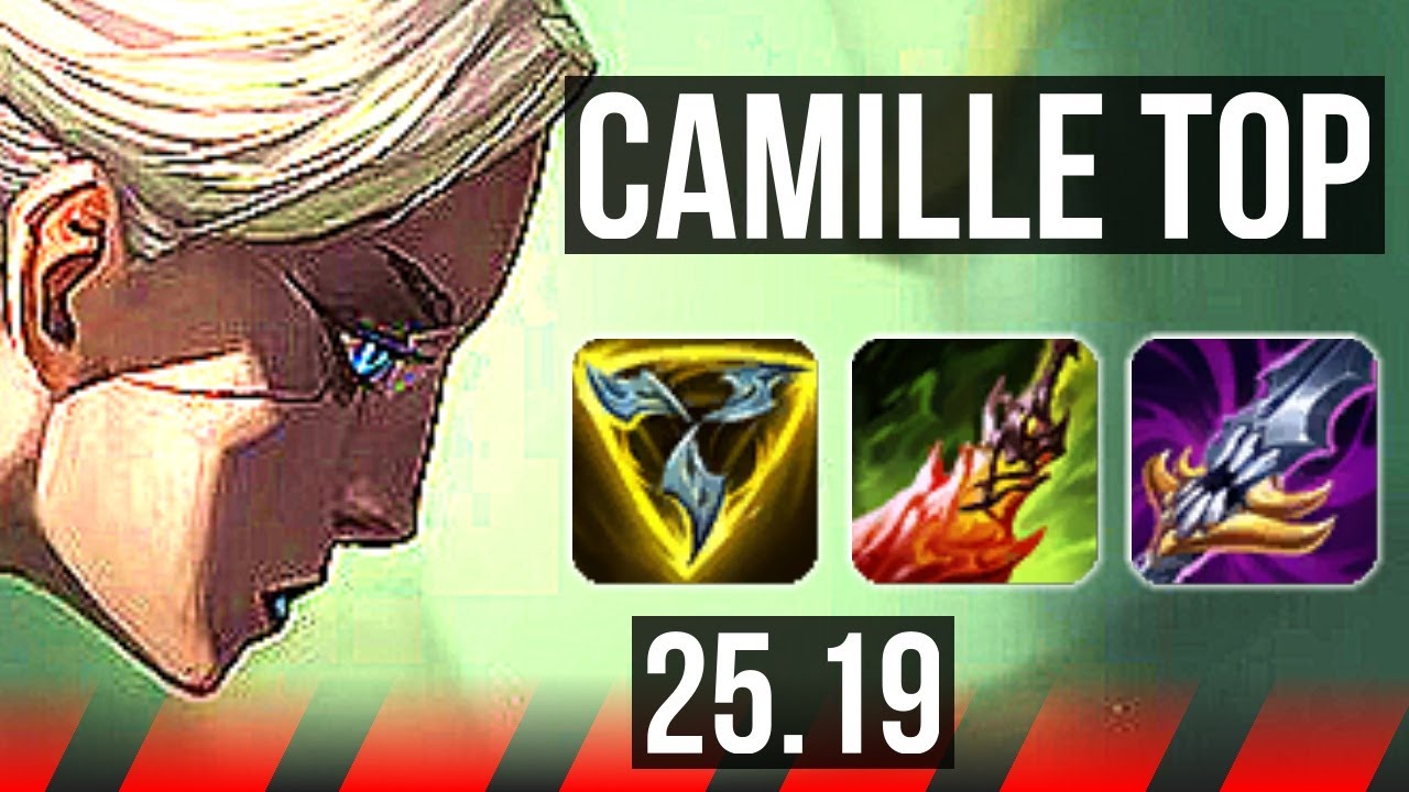 CAMILLE vs RIVEN (TOP) | 5k Retorno, 17/3/9, Invencível | KR Mestre | 25.19