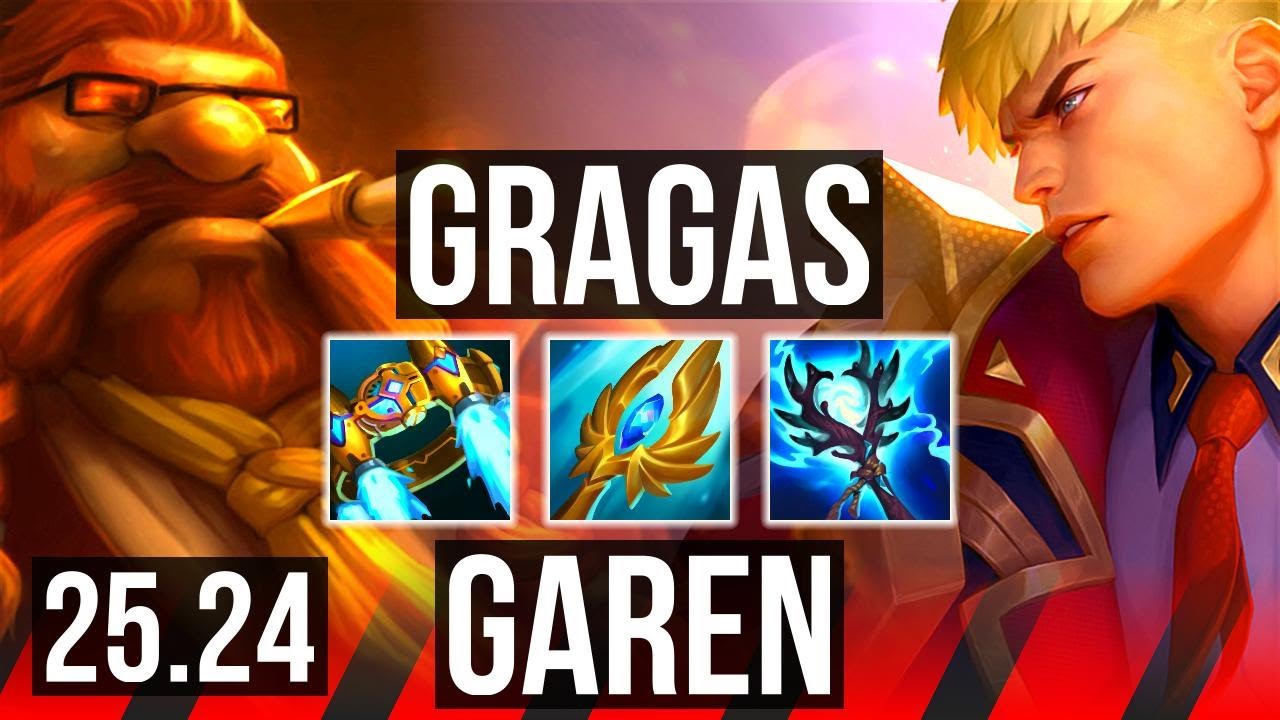 GRAGAS vs GAREN (TOP) | Good KDA: 7/1/7 | EUW Mestre |&hellip;