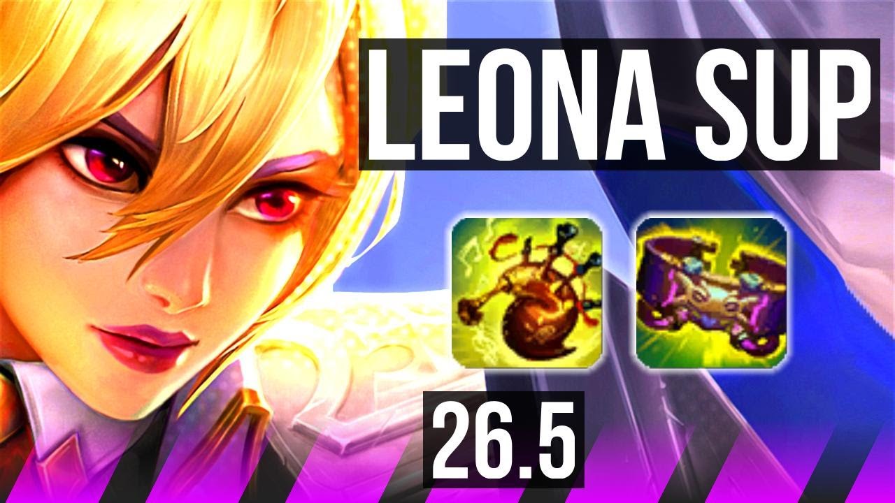 LEONA & Twitch vs POPPY & Mel (SUP) | KR Grão-Mestre | 26.5